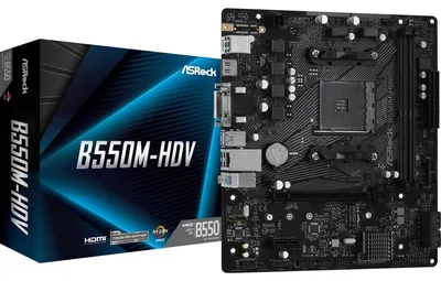 Immagine prodotto di ASRock B550M-HDV                 AM4 mATX DVI/HDMI      DDR4 retail