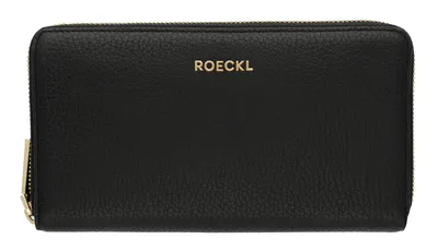Produktbild von ROECKL Leder Geldbörse Donna Large Wallet Black schwarz