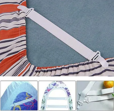 Produktbild von 4 PCs Bettlaken Matratze Abdeckungsklammern Halter Förderer Antiskid -Elastizitätsband