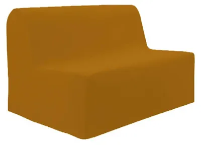 Sofabezug Panama, Baumwolle, Gelb, 140 x 204 cm