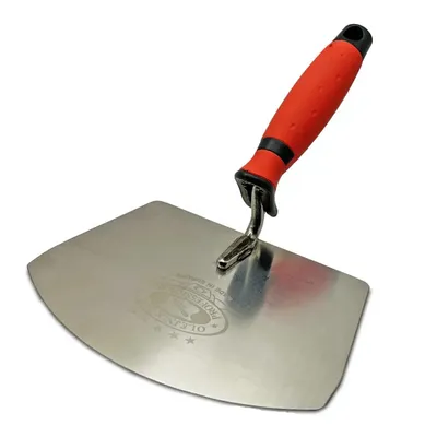 Produktbild von OLEJNIK Edelstahl-Spachtel Bucket Scoop 120mm – Ergonomischer 2K-Griff, ideal für Eimerarbeiten