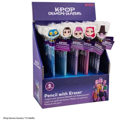 Produktbild von KPop Demon Hunters Bleistift & Radiergummi Serie 1 Display (30)