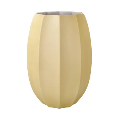 Produktbild von Goebel Vase Concave, Biskuit-Porzellan, Champagner, 22.5 cm, 23122931