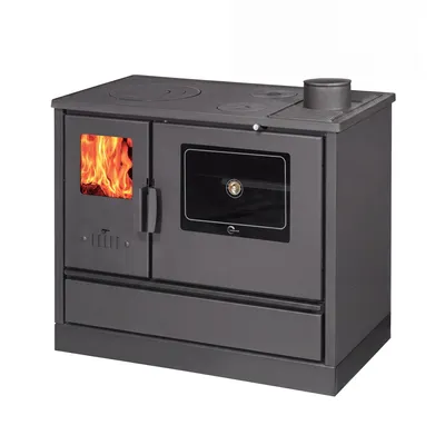 Produktbild von Holzherd mit Ofen Einzeln beheizbar Versi 7,9 kW Schwarz Sannover