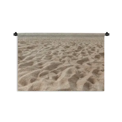 Produktbild von MuchoWow® Wandteppich Wandbehang Sommer - Sand - Strand 90x60 cm Tapisserie Dekoration Wandtuch - Wandskulpturen - Bildteppich