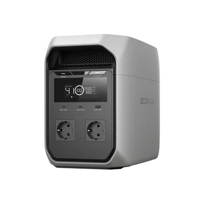 Produktbild von EF ECOFLOW DELTA 3 Classic Tragbare Powerstation 1 024Wh LiFePO4-Batterie, 1 800 W AC (3 600 W Spitze), 100 W USB-C, 1- Stunden-Schnellladung