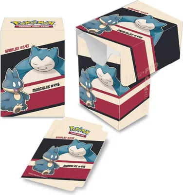 Image de Ultra Pro - Boîte de Deck Pokémon Snorlax & Munchlax