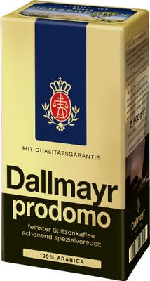 Produktbild von Dallmayr Prodomo 500g, 500 g, Medium geröstet, Americano, Espresso, Tasche, 500 g