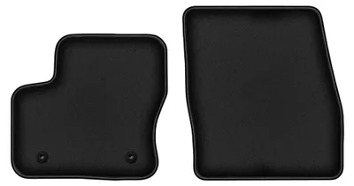 Immagine prodotto di Tappetini anteriori in moquette per Ford Transit Connect 2013-2017 (commerciale) – 2 pezzi, neri, su misura – Wielganizator DURBAN