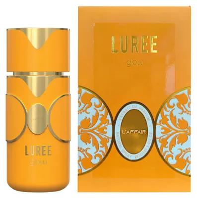 Productafbeelding van Allure Luree Glow Eau de Parfum voor dames, 100 ml. Geur: mango, gember, citroen, jasmijn, praline, ambregris