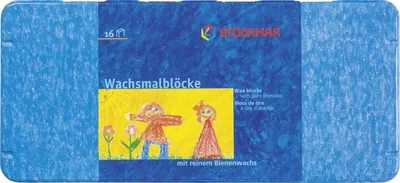 Produktbild von 5X Stockmar 204884266 Wachsmalblock 16er sort