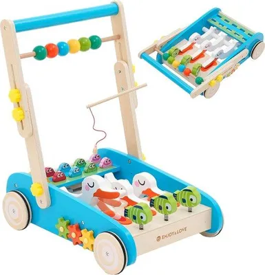 Produktbild von Kindersitzwagen Duck-Form mit Fischausstattung