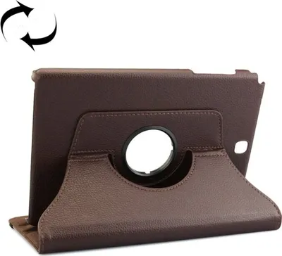 Produktbild von Tablet Tasche für Samsung Galaxy Tab A 9.7 Leder Schutzhülle Case Cover 360° Braun