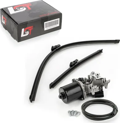 Produktbild von Scheibenwischer Frontwischermotor mit Schlauch Set vorne für Opel für Chevrolet