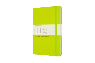 Produktbild von Moleskine Notizbuch Large/A5, Blanko, Fester Einband, Limetten Grün