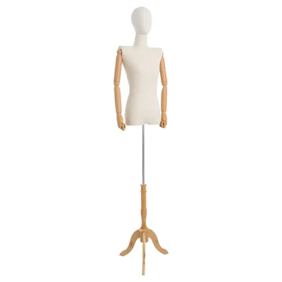 Image de Mannequin de vitrine Mannequin de couture féminin 200 cm Mannequin d'exposition, vêtements Mannequin avec tête et socle
