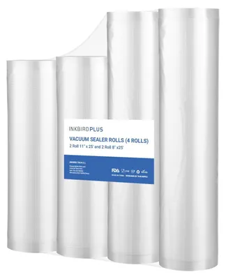Immagine prodotto di Rotolo per sottovuoto Sacchetti per sottovuoto - 20,5 x 63,5 cm e 28,5 x 63,5 cm - Totale 30 m - Senza BPA - Per alimenti e conservazione