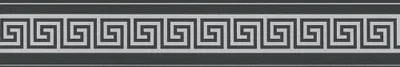 Produktbild von A.S. Creation | Only Borders 11 | 383921 | Vliesbordüre | Geometrisch | 5.00 x 0.10 m | Schwarz | Wohnzimmer | Flur | Büro | Küche | Wohnräume