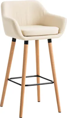 Immagine prodotto di Comodo sgabello da bar - design a poltrona - comfort ergonomico per ore di seduta