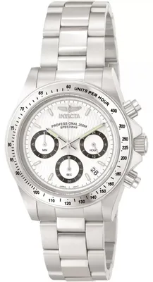 Obrázek produktu pro Invicta Speedway 9211 Pánské Hodinky - Quartz Hnutí - Nerezová Ocel s Bílým Ciferníkem - 39 mm