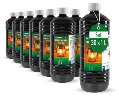 Produktbild von 30x 1 L FLAMBIOL® Petroleum Heizöl in Flaschen