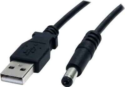 Produktbild von StarTech.com USB-A auf Hohlstecker Typ-M 5V Ladekabel 0,9 m Schwarz