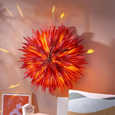 Produktbild von Weltbild Lichterdeko – die LED-Hängedeko „Dahlia“ 60 cm mit Timer