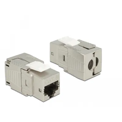 Produktbild von Delock Keystone Modul RJ45 Buchse Cat.8 werkzeugfrei
