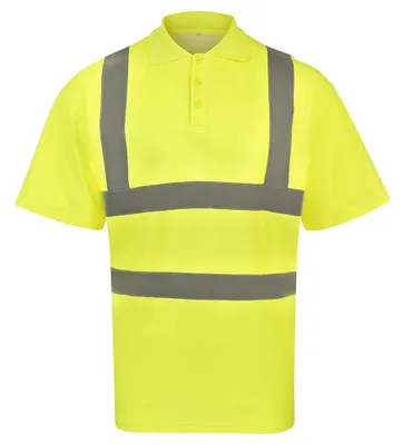 Produktbild von Korntex - "Cambridge" Hi-Vis Poloshirt für Herren LT5947 (5XL) (Signalgelb)