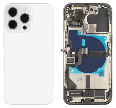 Produktbild von iPhone 13 Pro Gehäuse mit Backcover silber