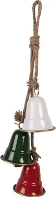 Image de Clayre & Eef Pendentif sonnette 9x9x49 cm Multicolore Métal