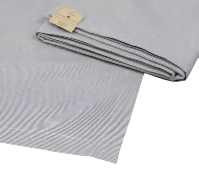Immagine prodotto di Tovaglia ULRIKE a righe con pizzo, 100 % cotone, in 140x140