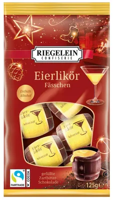 Produktbild von Riegelein Eierlikör Fässchen 125g