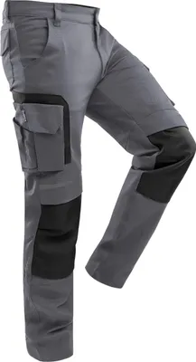 Produktbild von Qualitex Bundhose "Pro+" grau/schwarz 64