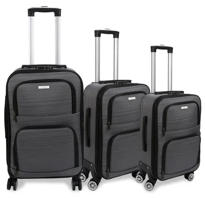 Image de Ensemble de valises de voyage - Valises à roulettes - Valises cabines - Valises légères en tissu Oxford