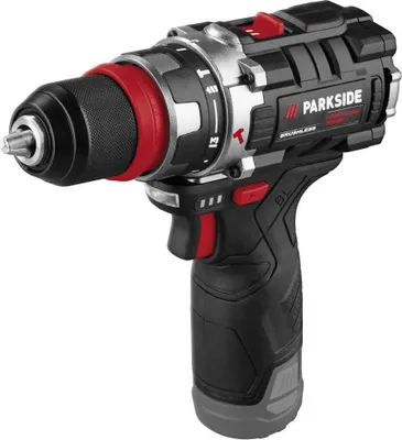 Produktbild von PARKSIDE PERFORMANCE 12V Schlagbohrschrauber PSBSAP 12 Akku 2 Ah + Bosch Bitset 10 tlg.