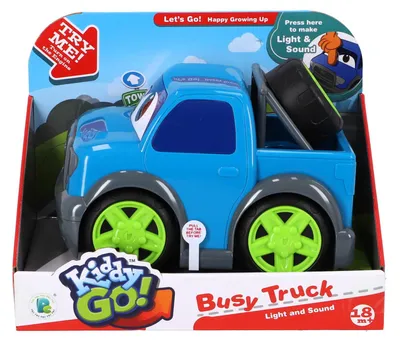 Produktbild von KiddyGo | Auto Pick-up Truck | 19 cm | Blau | Mit Licht und Sound