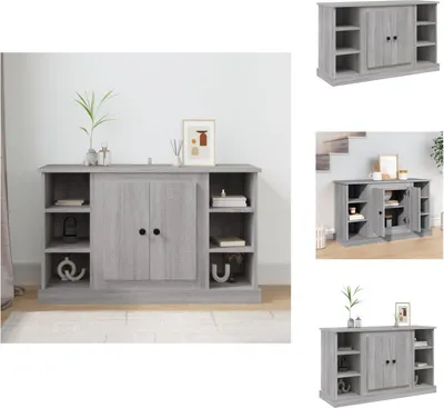 Imagen del producto de vidaXL, aparador gris Sonoma, 100x35,5x60 cm, material de madera, - Aparadores