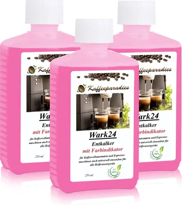 Produktbild von Wark24 Entkalker 250ml für Kaffeevollautomat z.B. Siemens, Saeco uvm. (3er Pack)