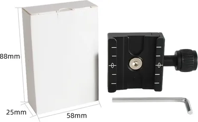 Produktbild von INF Schnellwechselplatte QR-50 Klemmenadapter für DSLR-Kameras