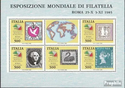 Produktbild von Briefmarken Italien 1985 Mi Block2 (kompl.Ausg.) gestempelt Internationale Briefmarkenausstellung