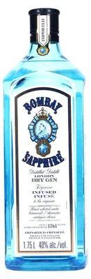 Produktbild von Bombay Saphire Distilled London Dry Gin - 1,75 Liter
