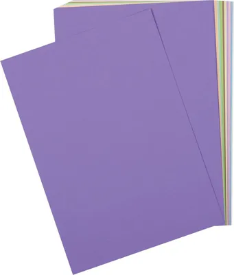 Produktbild von Glorex Tonpapiersortiment A4 pastell, 100 Blatt
