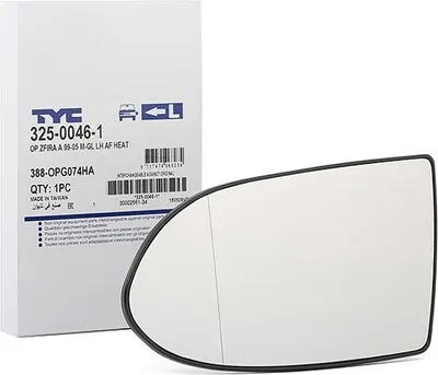 Produktbild von TYC Spiegelglas Außenspiegel Links für OPEL Zafira A (T98) Asphärisch Beheizbar 325-0046-1
