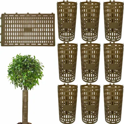 Obrázek produktu pro Ochrana kmene stromu, nastavitelný design, odolný materiál, hnědá barva