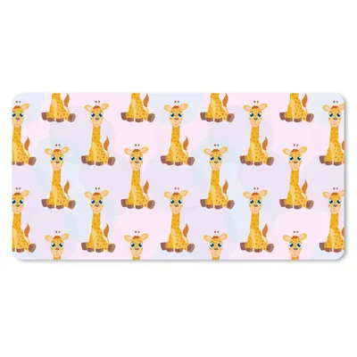 Produktbild von MuchoWow® Mauspad Mousepad Giraffe - Muster - Kinder 60x30 cm - Mousepads - Maus Mat - Pad - Mausunterlage - Nachhaltig