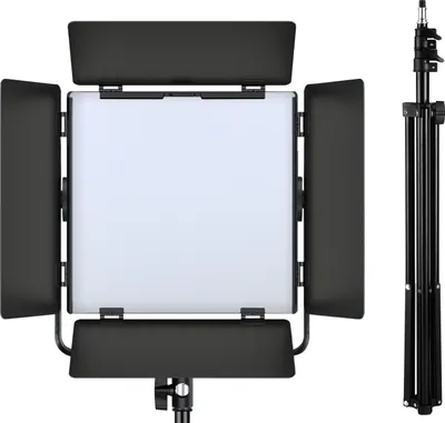 Produktbild von Walimex pro AIR 380 Deluxe Lampenstativ 2er-Set max. Höhe 380 cm, Lichtstativ mit Luftfederung, Blitzstativ mit 15 kg Traglast, Dreibeinstativ aus Aluminium, Leuchtenstativ für Fotostudio und Outdoor