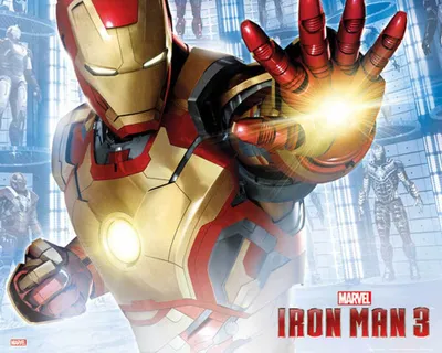 Produktbild von Iron Man - Mini-Poster - 3 - Hand