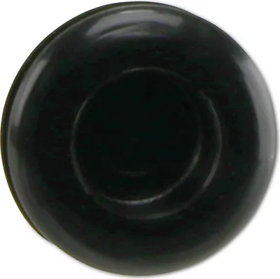 Produktbild von KSS Kabeldurchführungstülle PVC, schwarz, Plattenstärke 3,4, Loch-Ø 10,5, geschlossen, 1 Stück