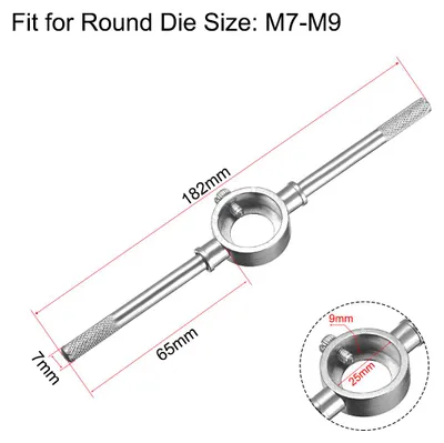 Produktbild von Schneideisenhalter 25mm ID mit verstellbar Schraubenschlš¹ssel fš¹r M7-M9 Schneideisen